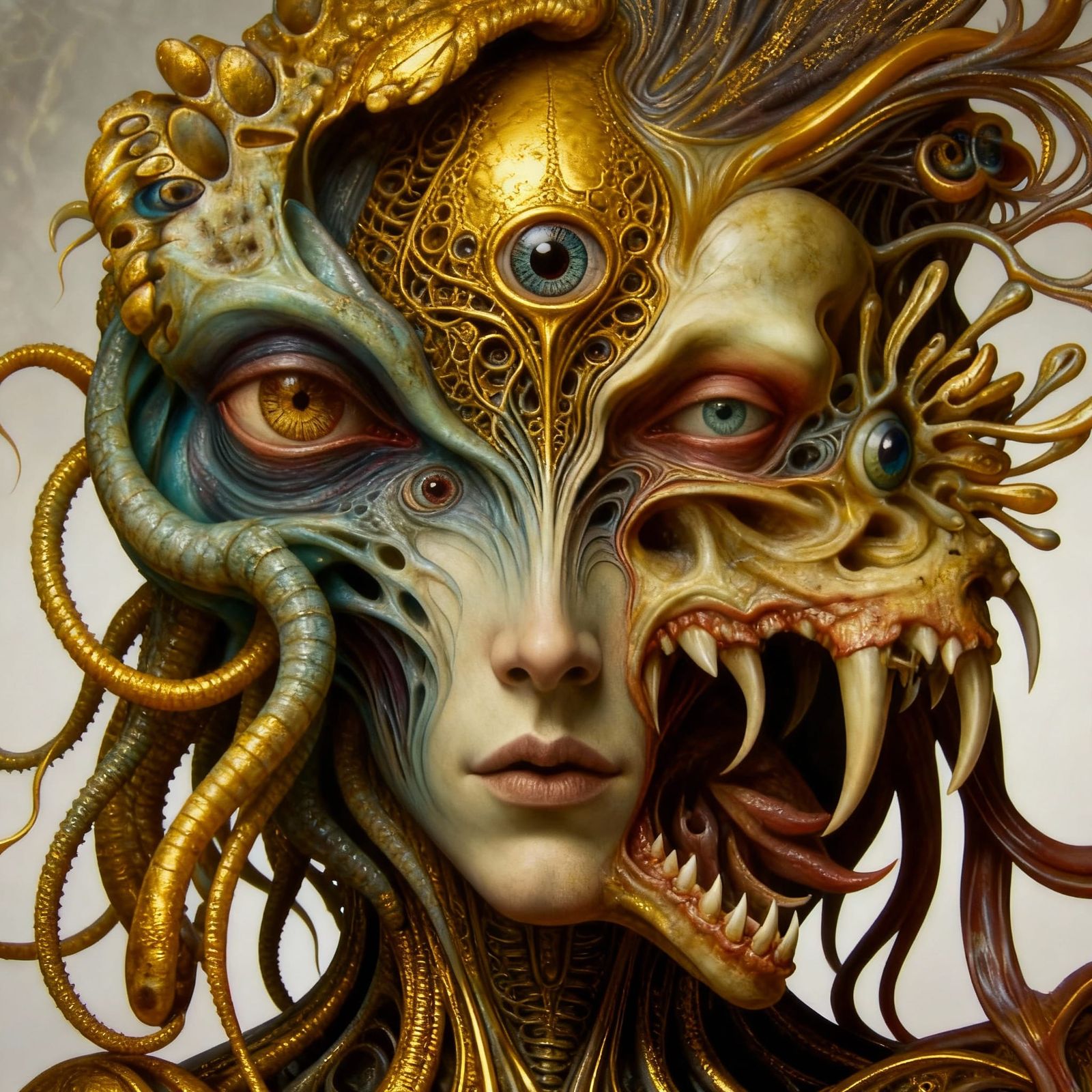 Fantastical Cryptid Taxidermy in Imperial Colors