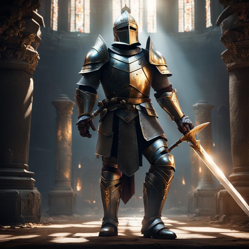 Heroic Knight in Radiant Light