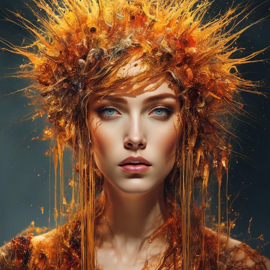crazy alternate hairstyle