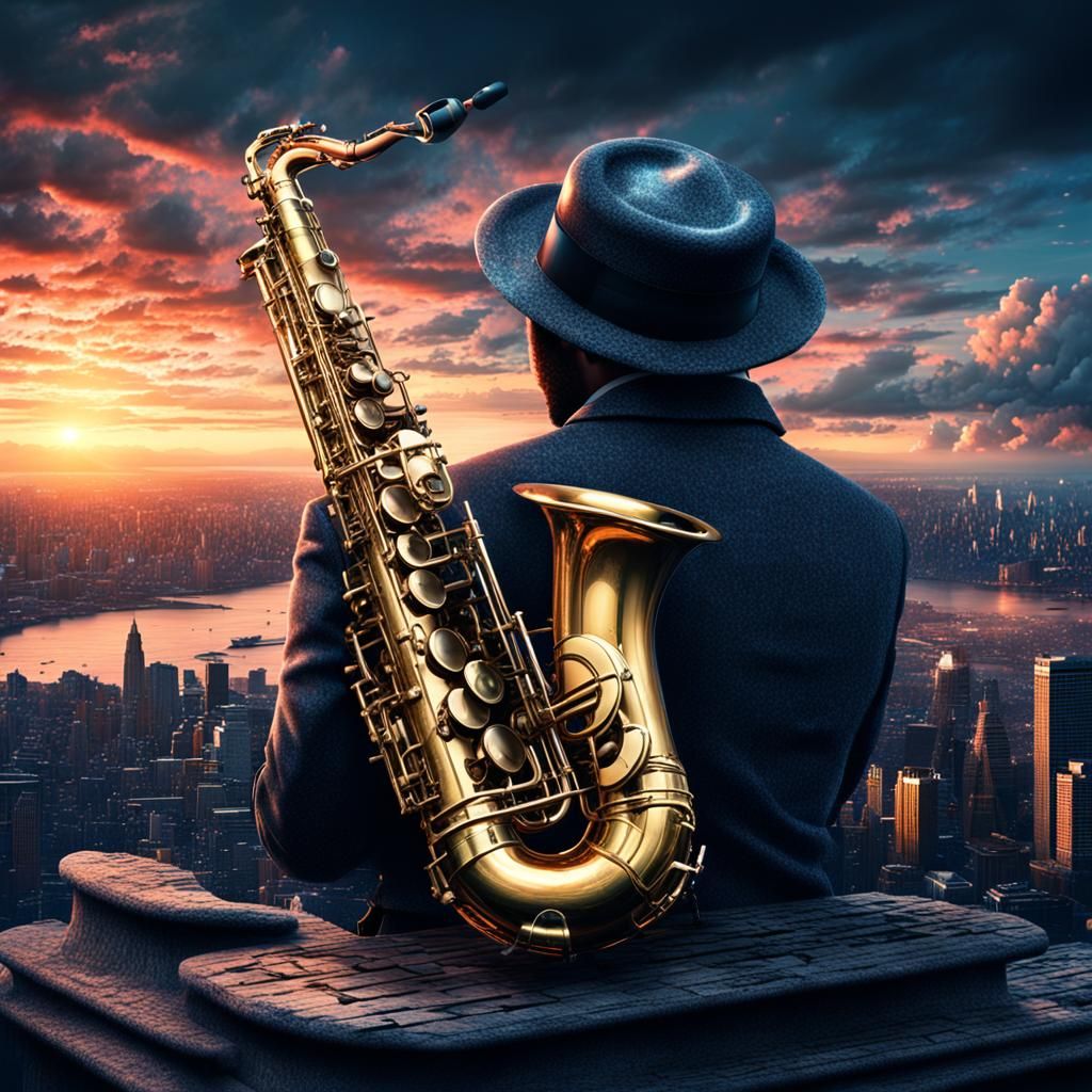 Saxophone in Love with Cinematic Music Masterpiece