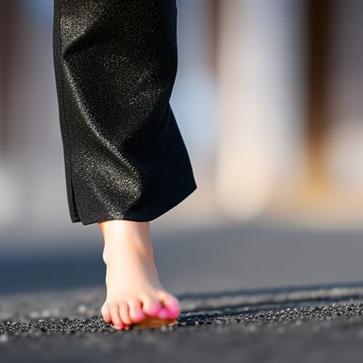 Beautiful Female Foot in Professional Photography