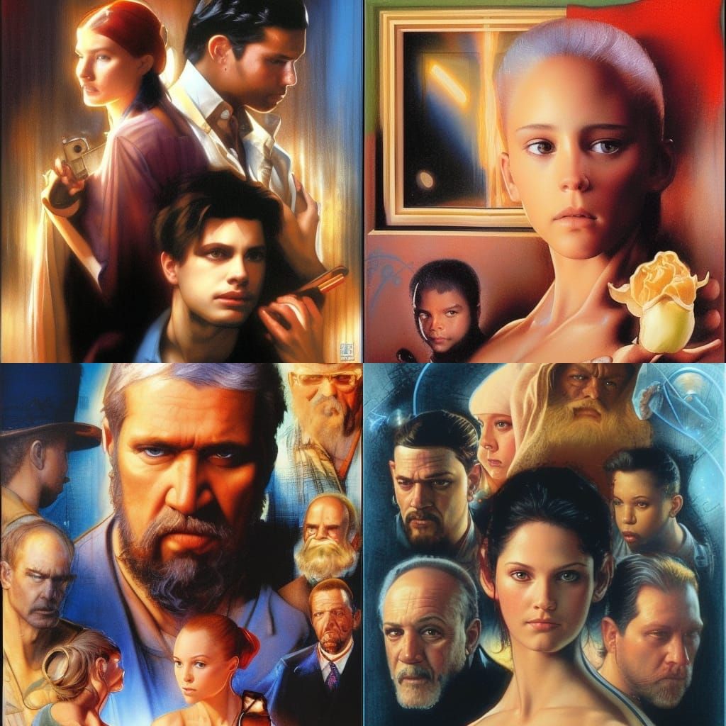 Drew Struzan-Inspired Movie Poster Art