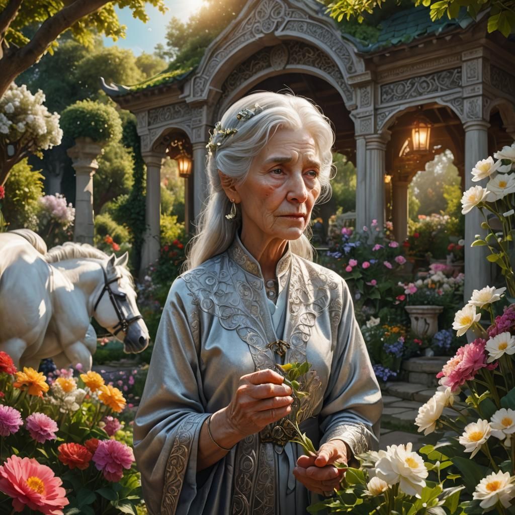 Majestic Lady of Math and Myth Waits for Her Royal Companion