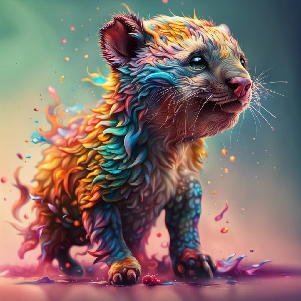 Hyperrealistic Portrait of a Cuteness Overload