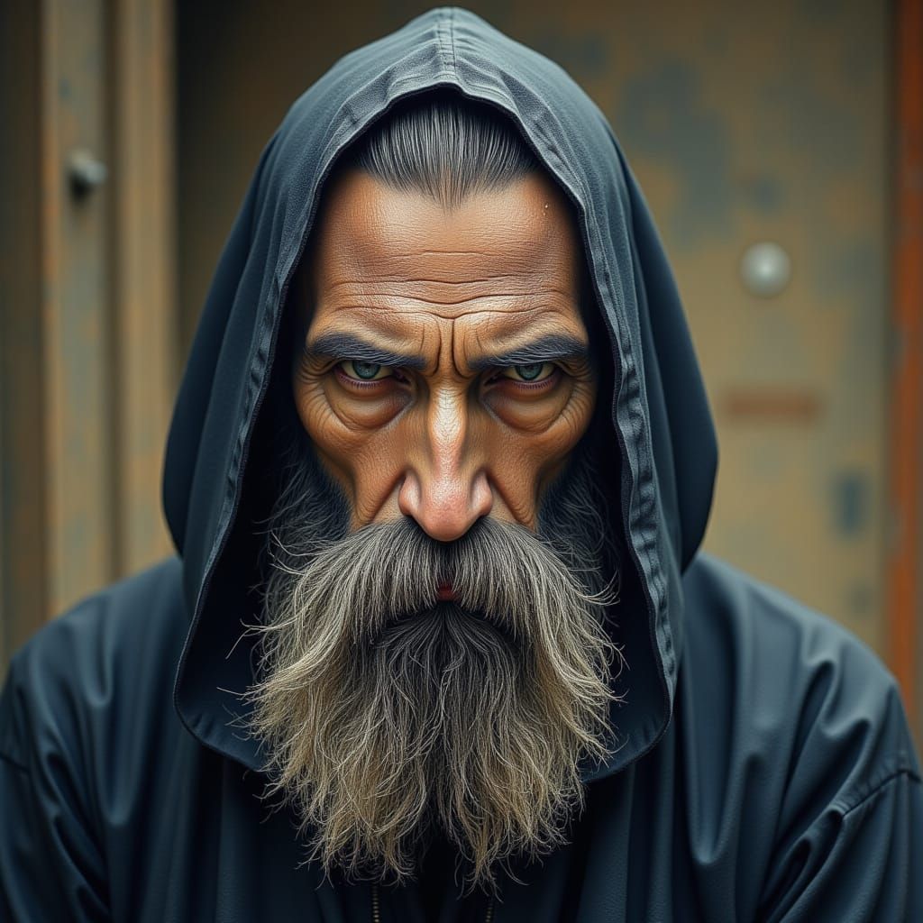 Eerie Dark Portrait of a Missing Person