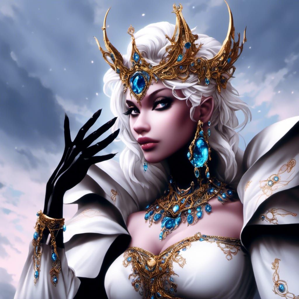 Dark Sorceress Queen in Moody Twilight