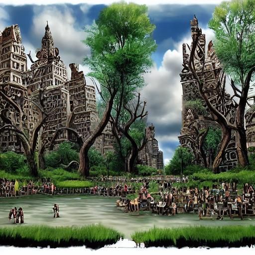 Gnomes Attack Tourists in Central Park