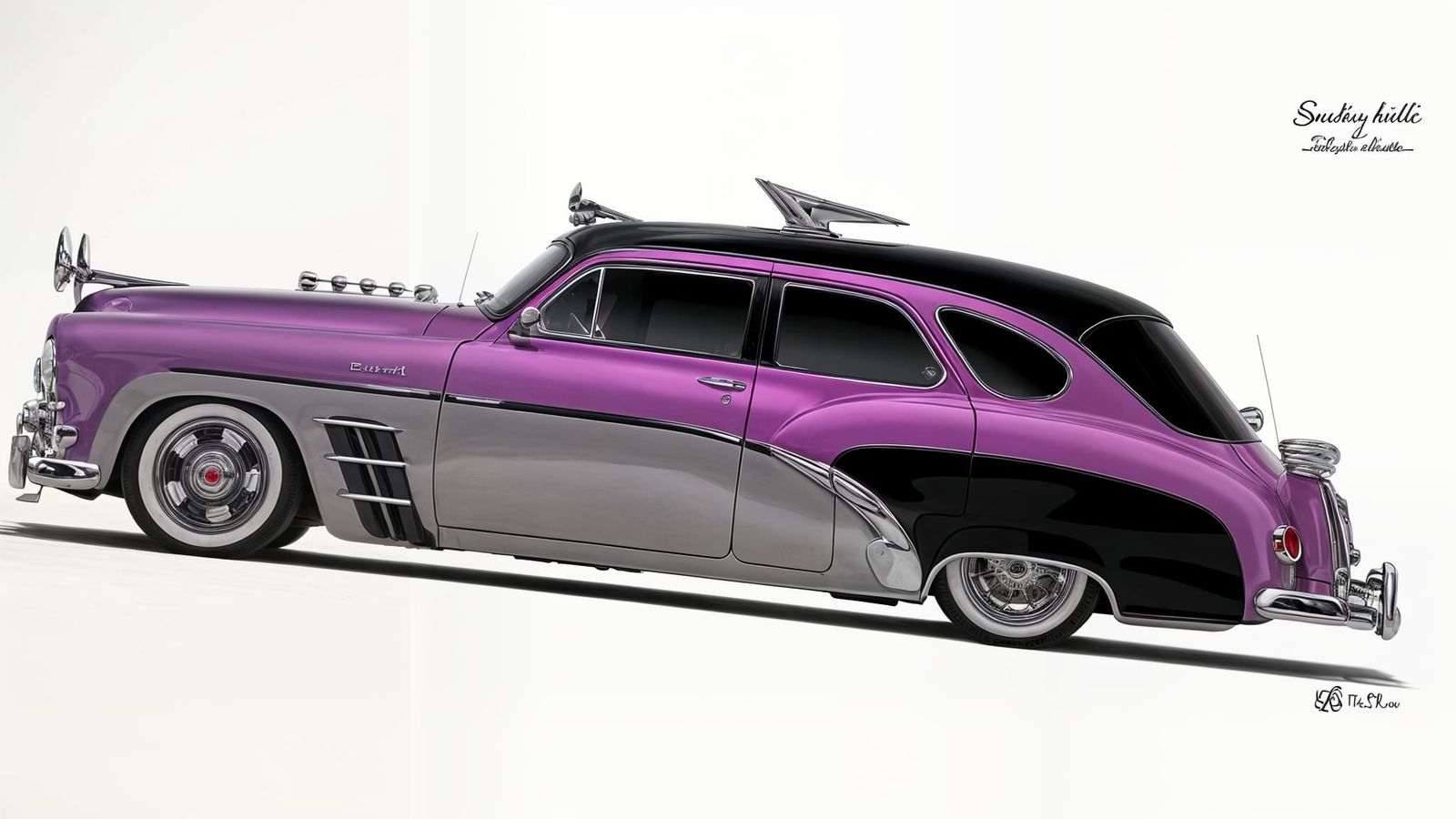 Custom 1954 Seat 1400 Estate with Chrome Details