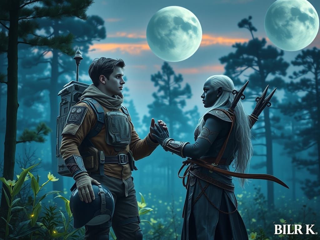 Astronaut Encounters Enchanted Forest in Historic First Cont...