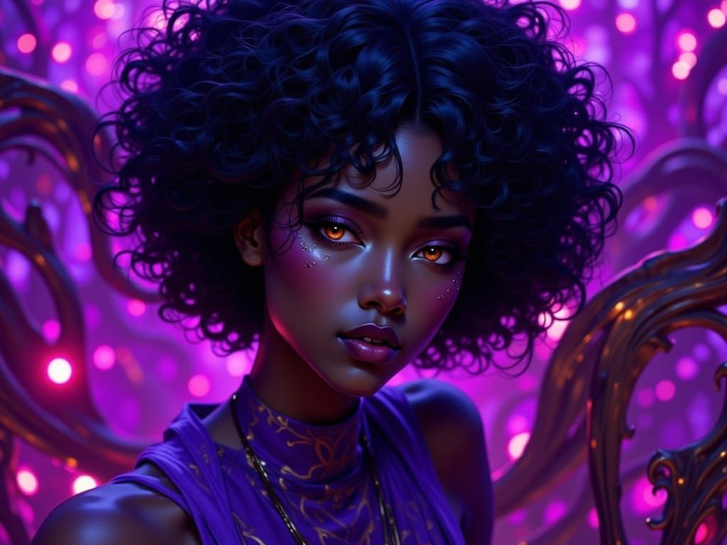 Baroque Hawaiian Gentleman Lover in African Pattern Style