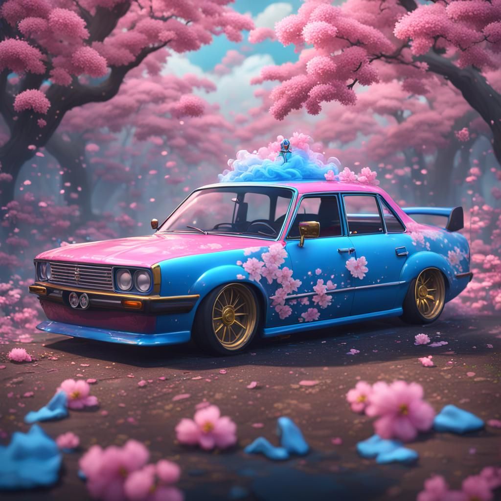Cherry Blossom Drift Car in Fantasy Splendor