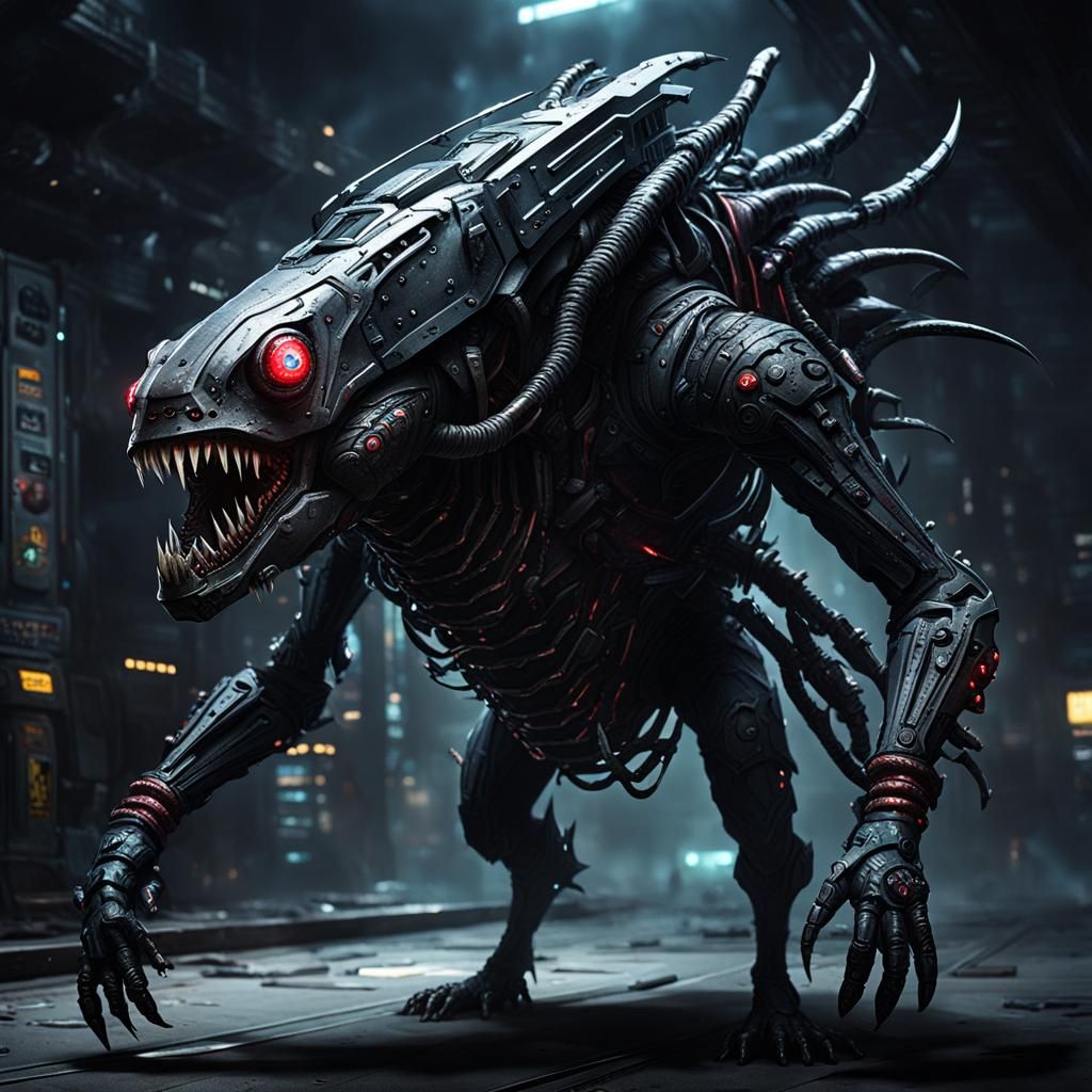 Cyberpunk Space Monster Reveals Mars