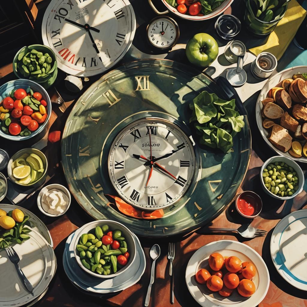 BOLD POP ART STILL LIFE OF STOPPED TIME