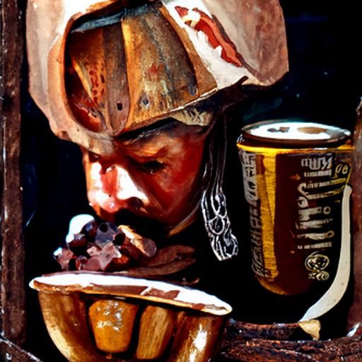 Aztec Emperor Motēcuhzōma Xōcoyōtzin Savoring Final Chocolat...