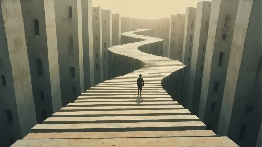 Surrealist Cubist Infinity Maze