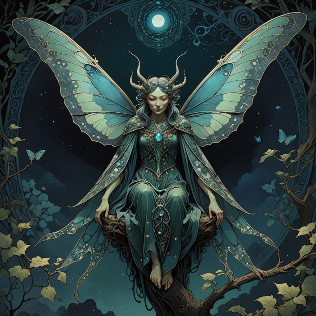 The Nightmoth in Ethereal Majesty