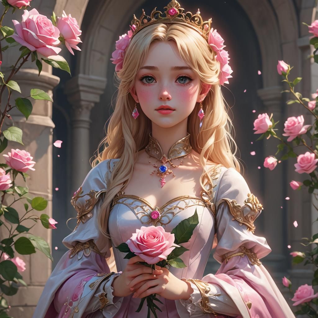 Breathtaking Anime Princess Concept Art in Ultrafine Detail