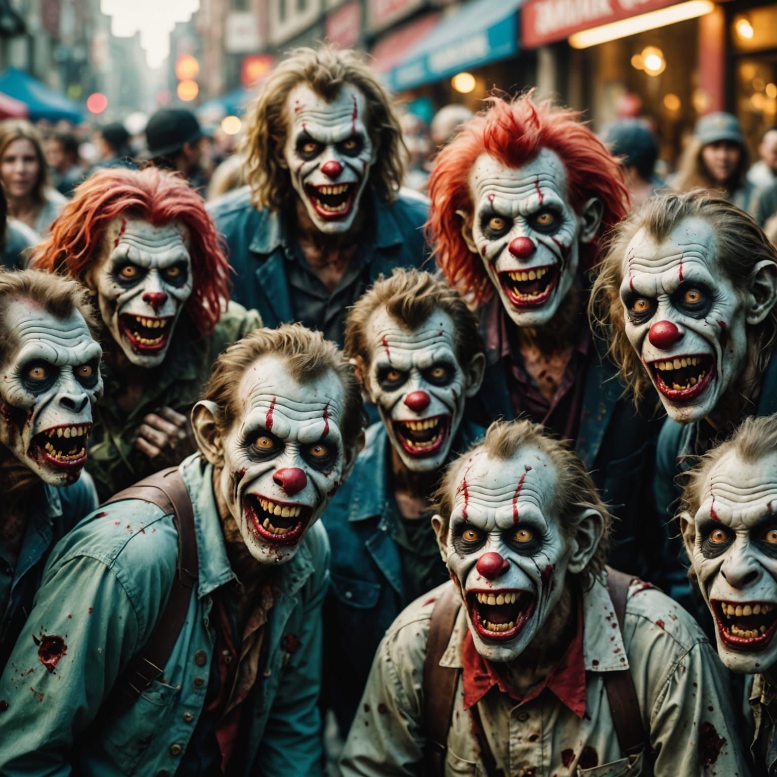 Maniacal Creatures Feast on Rodents in Abstract Photography