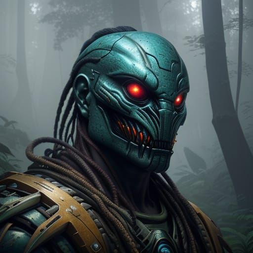 Predator's Face in Enchanted Forest