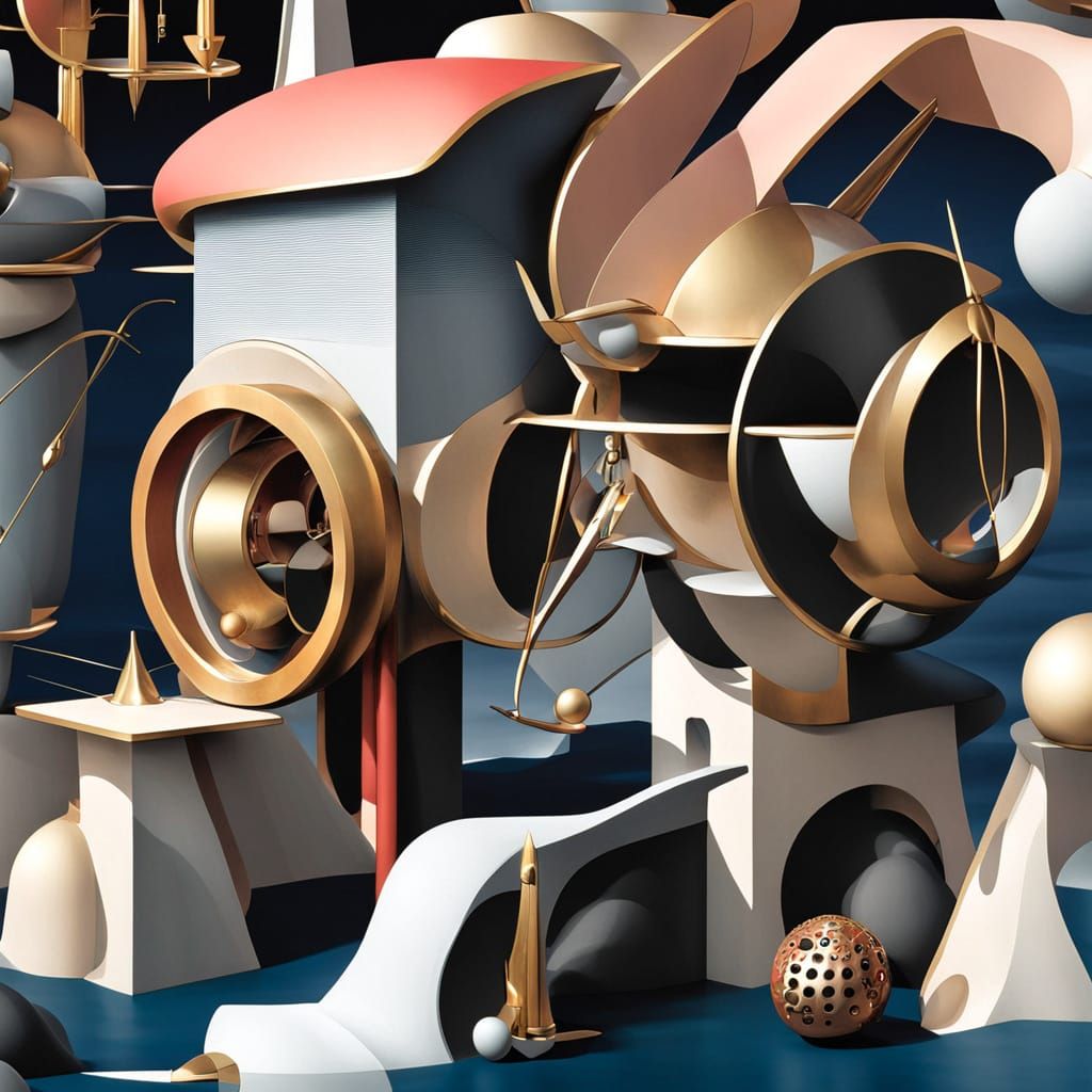 Abstracted grist mill