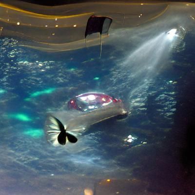 Flying Car Soars Through Cosmic Oceans