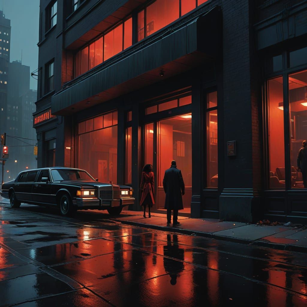 Mysterious Figure Lurks in Shadows, Curvy Woman Emerges in D...