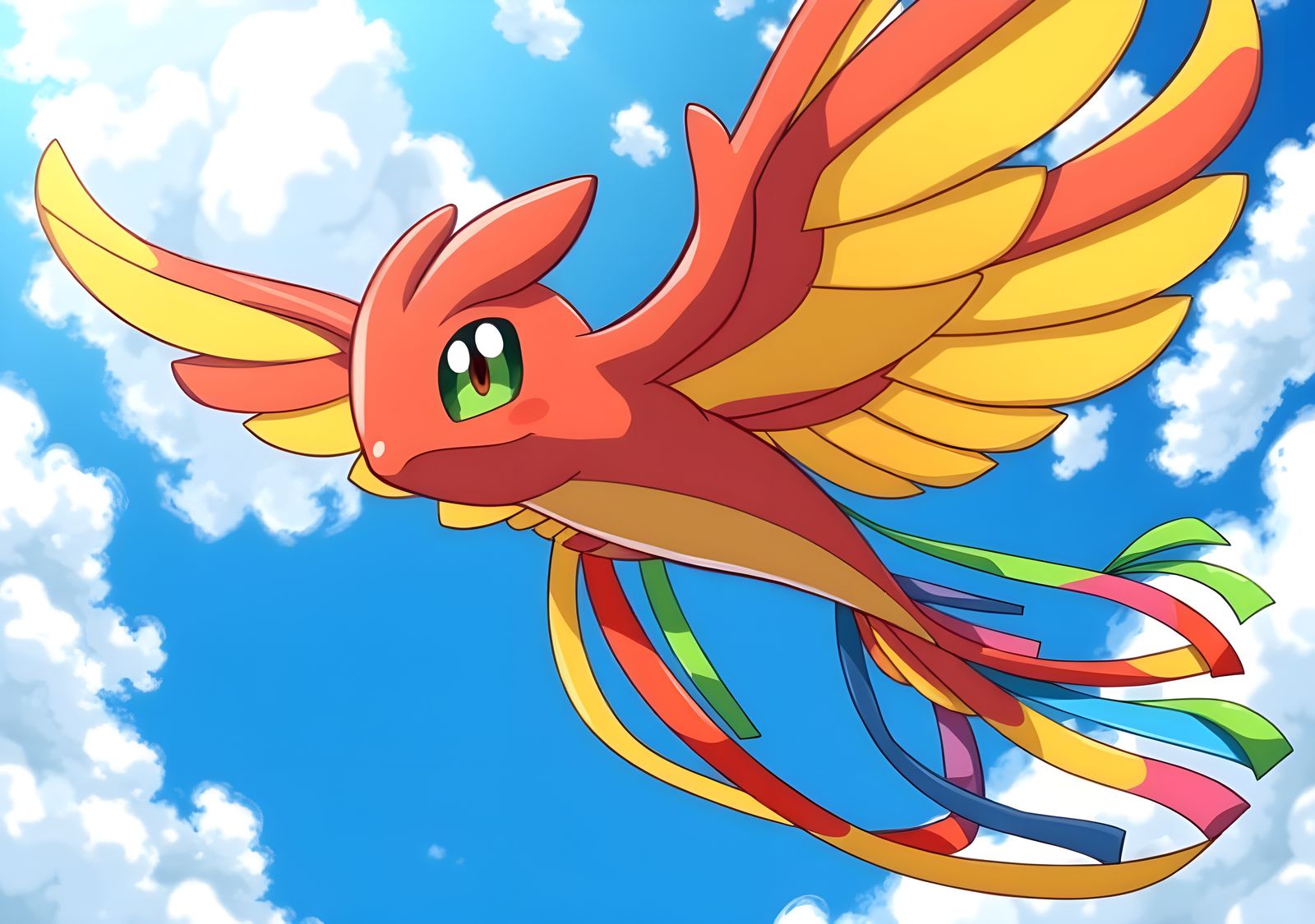 Vibrant Glider Soars in Pokémon-Inspired Masterpiece
