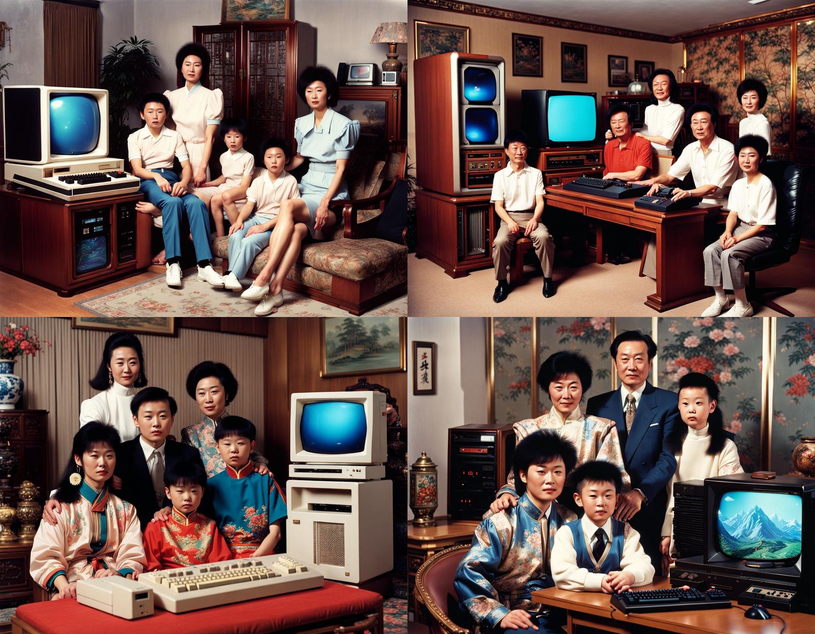 Rebellious 80s Chinese Family Gaming Squad Unleashes 8K Fren...