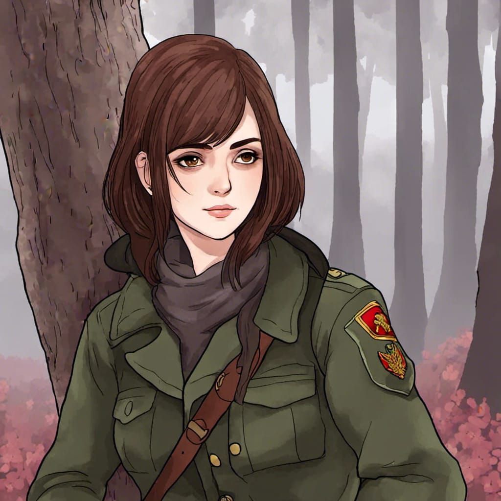 Anime Style Park Ranger Portrait by Lora
