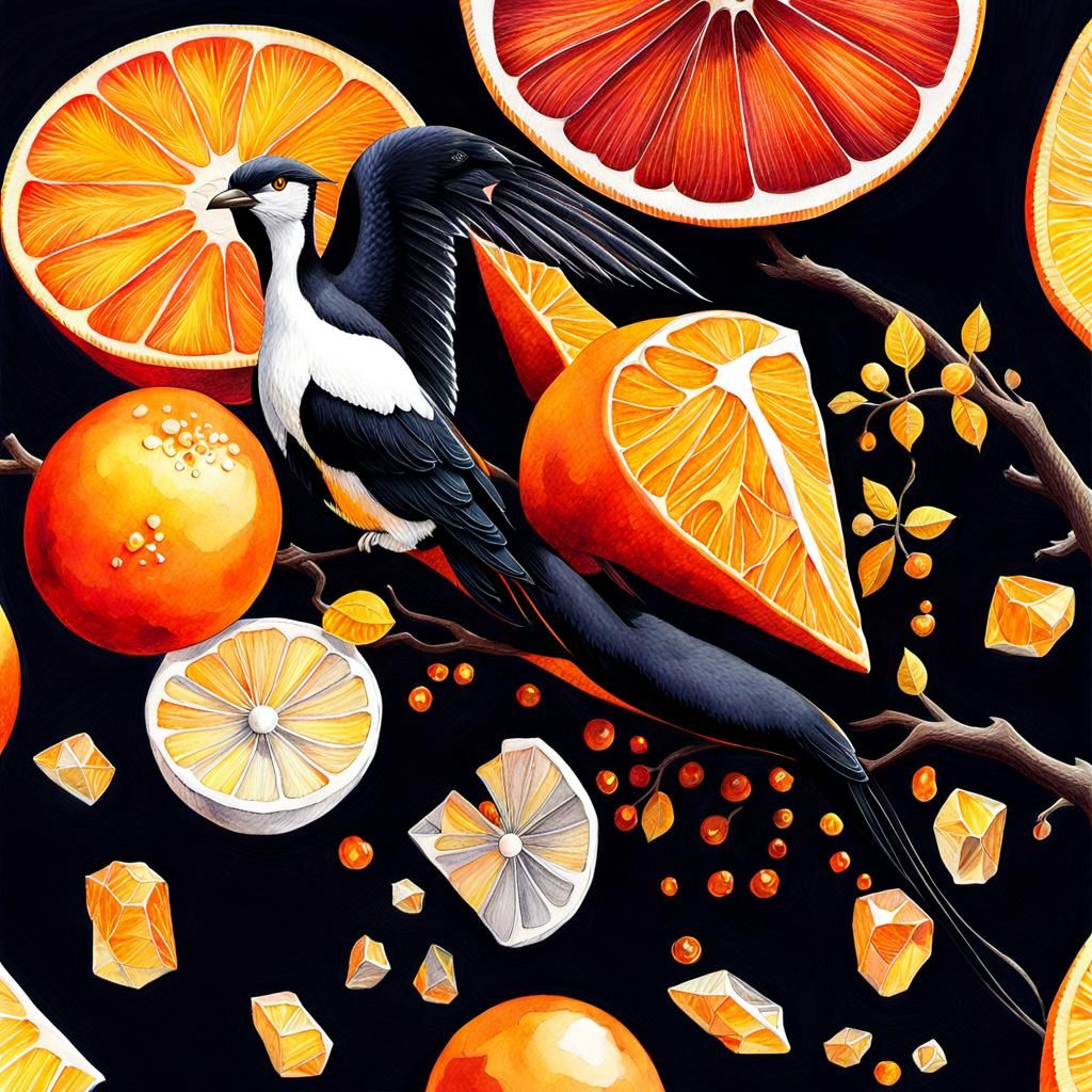 Dark Crimson Marvels: Cyberpunk Princess in Hyperrealistic W...