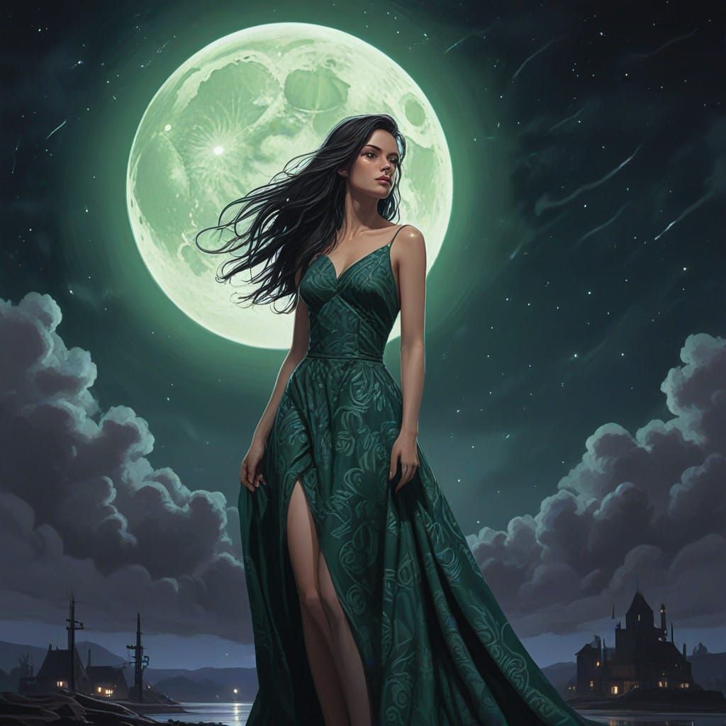 Ethereal Goddess of Night