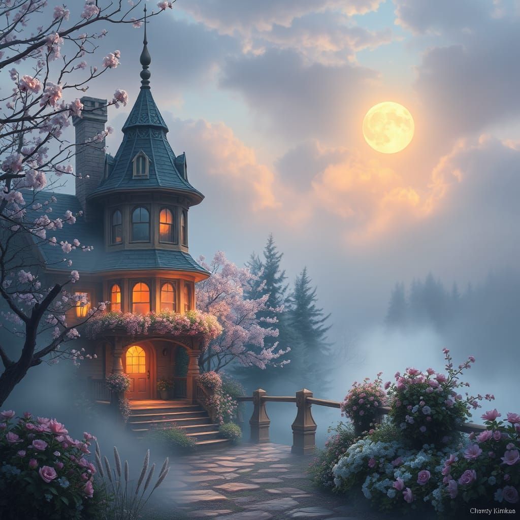 Whispers of Twilight in a Dreamy Landscape