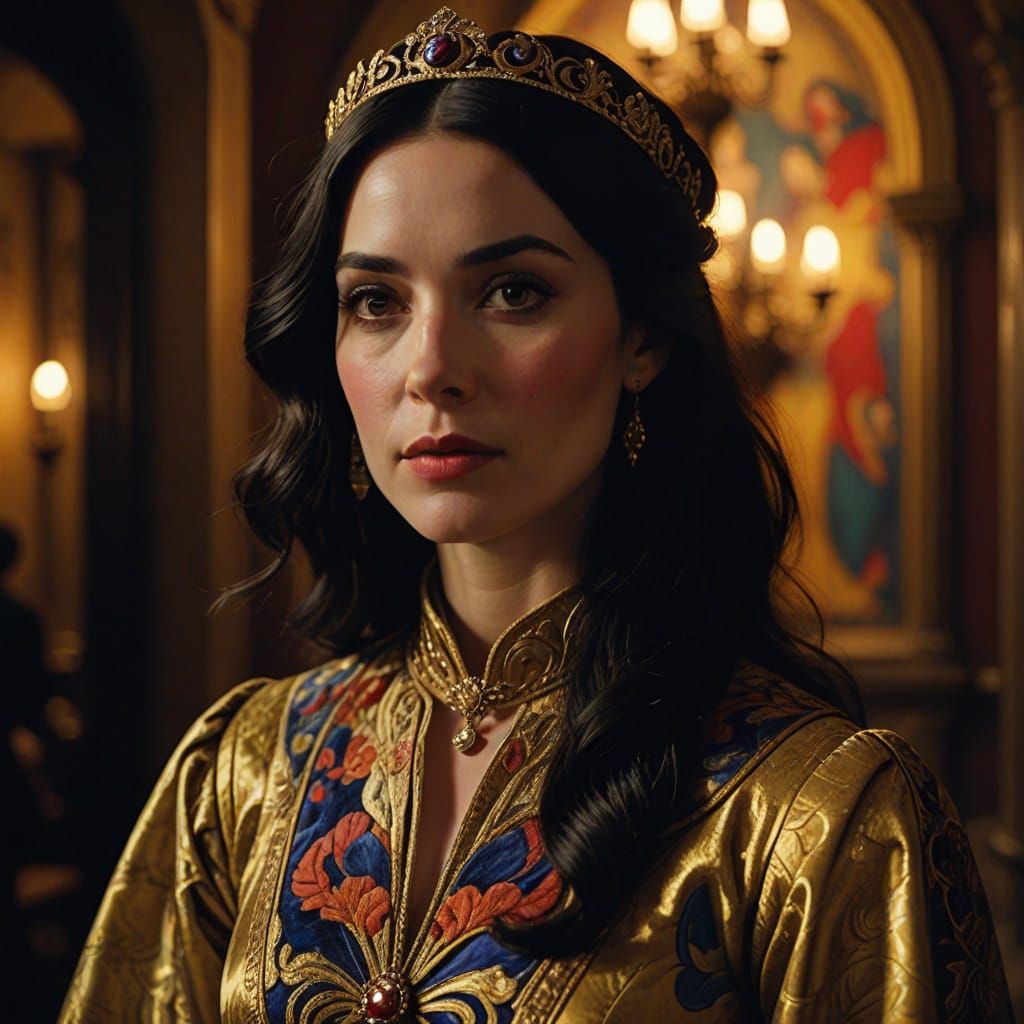 Hyperrealistic Portrait of an English Princess in Fauvism St...