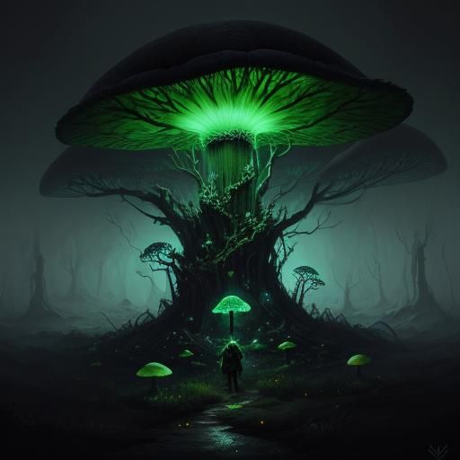 Glowing Podzol Wretch Strolls Through the Shadows