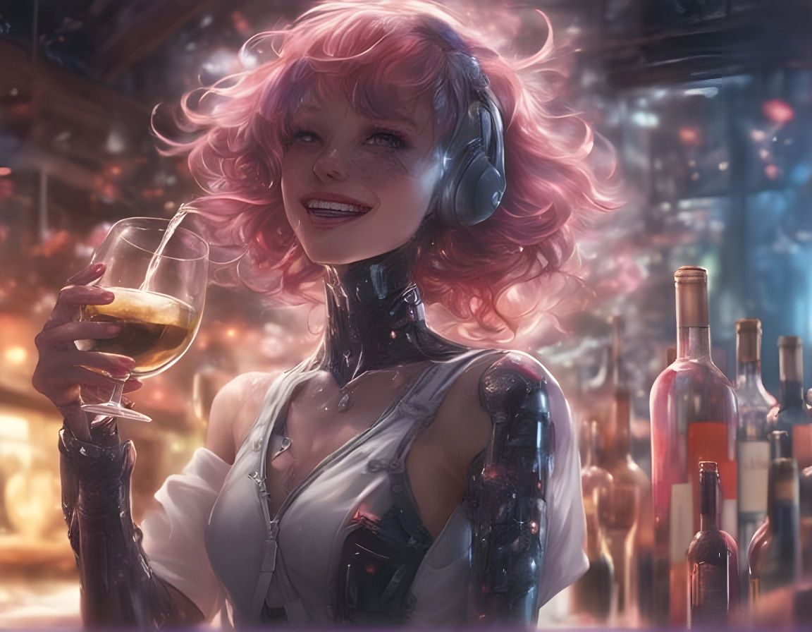 Synthetic Mushroom in Vivid Color