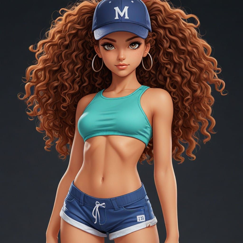 Hip hop dancer girl...