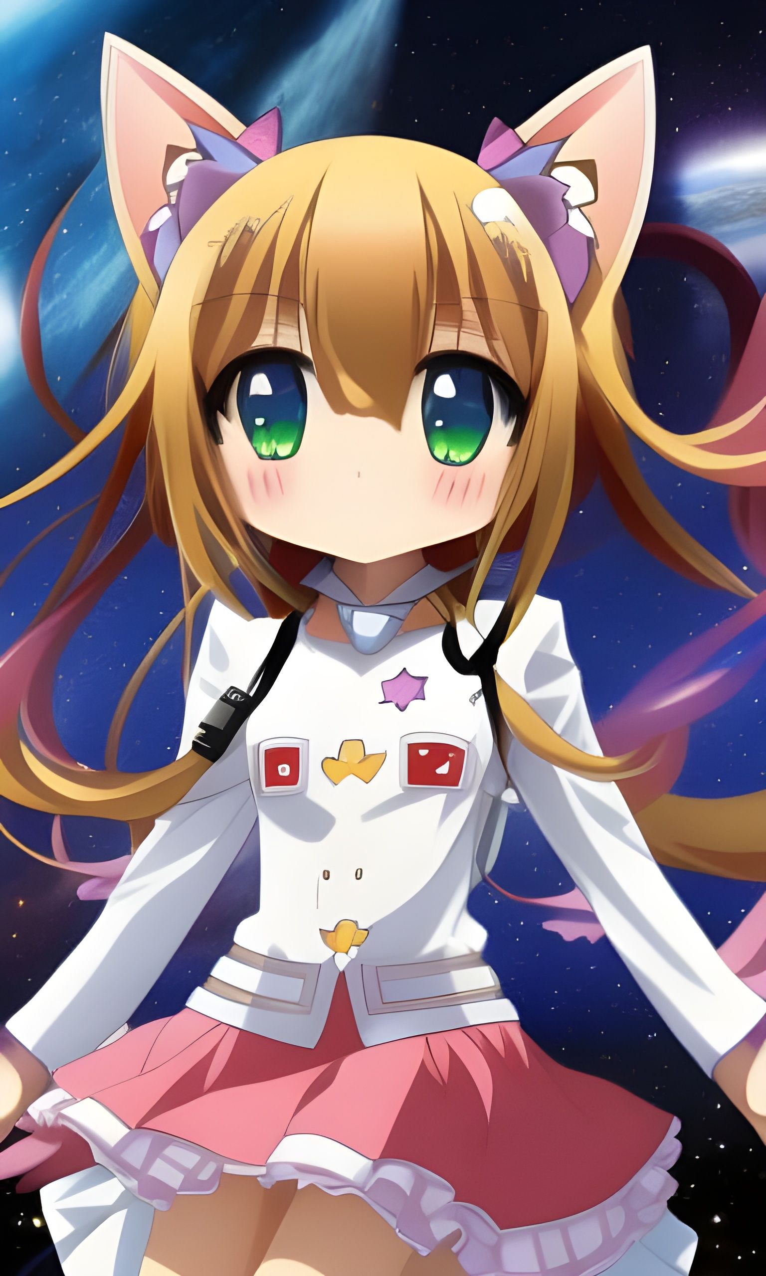 Catgirl in space