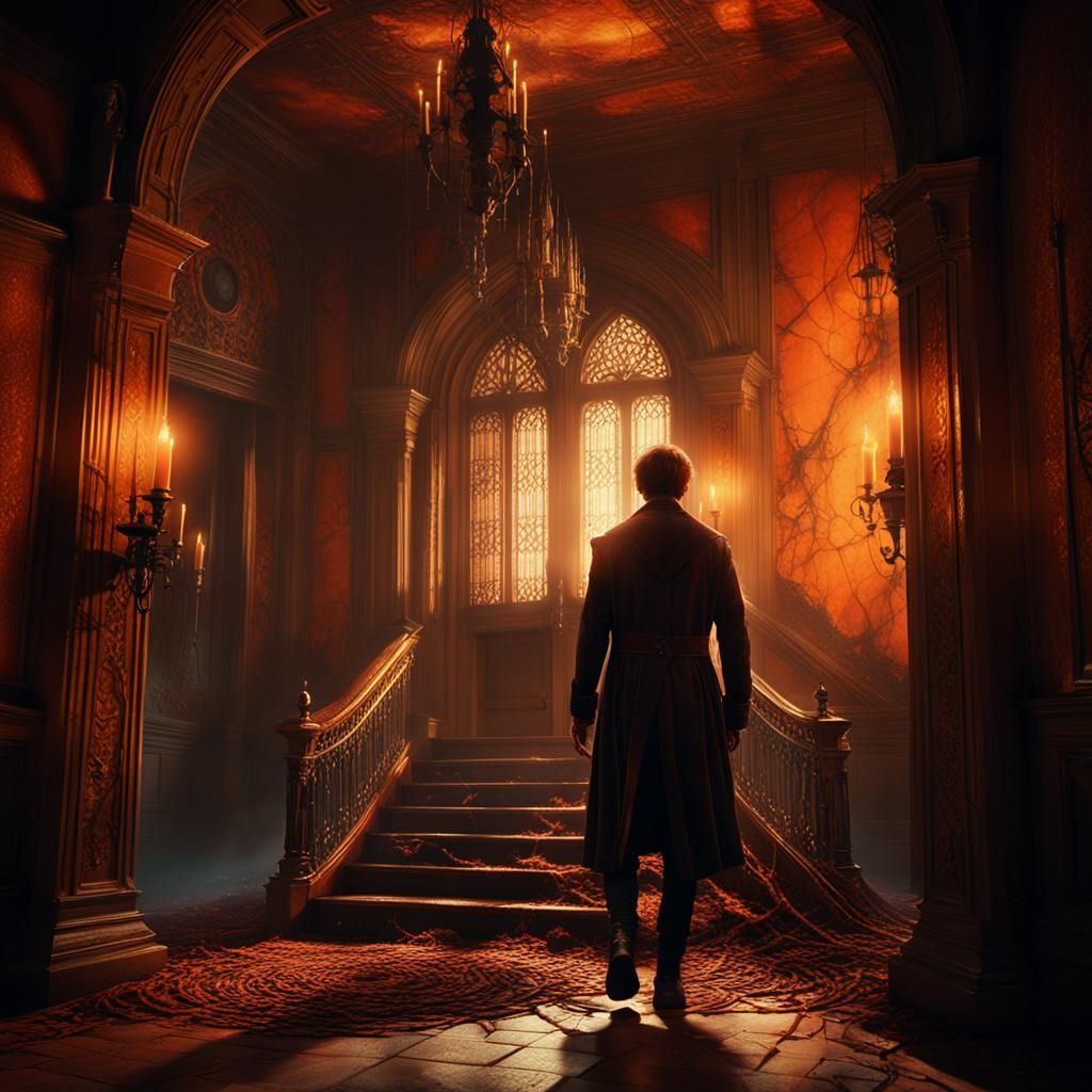 Step into a Haunted Mansion's Eerie, Gothic Grandeur