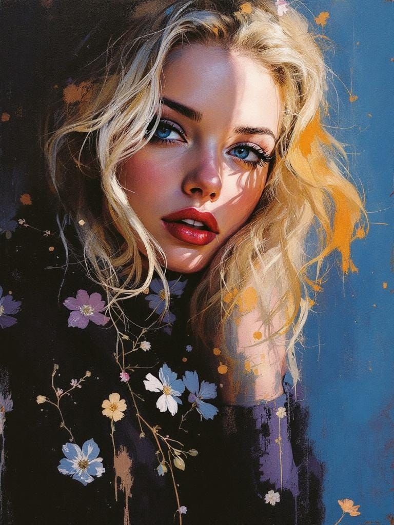 1950s Pin-Up in Alla Prima Style