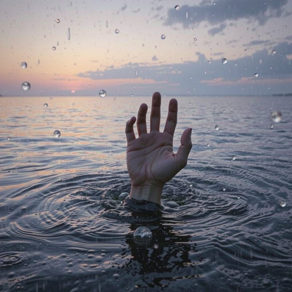 Desperate Hand Reaching from Chaotic Waters