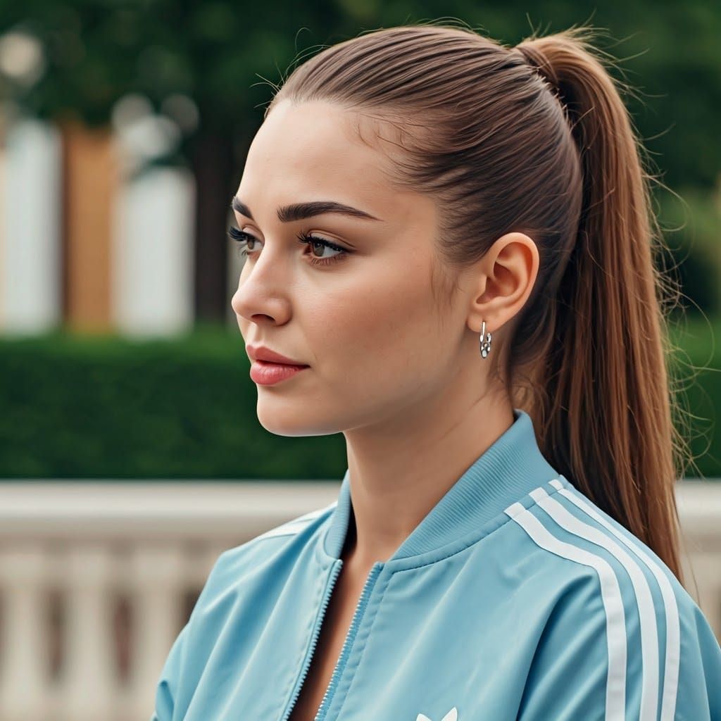 Serene Eastern European Beauty in Soft Light