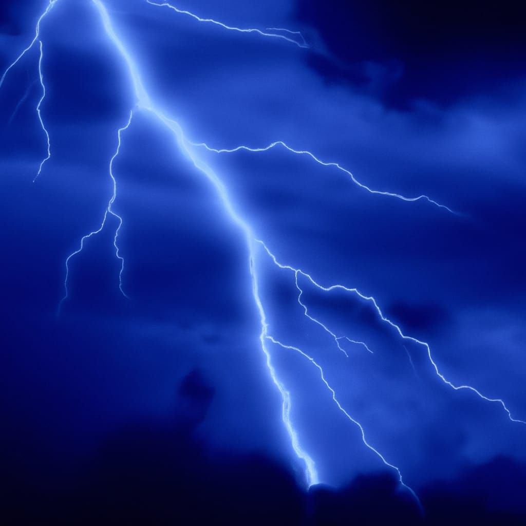 Electric Storm in Deep Blues