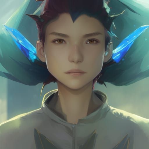 Cyberpunk Monster Tamer Portrait