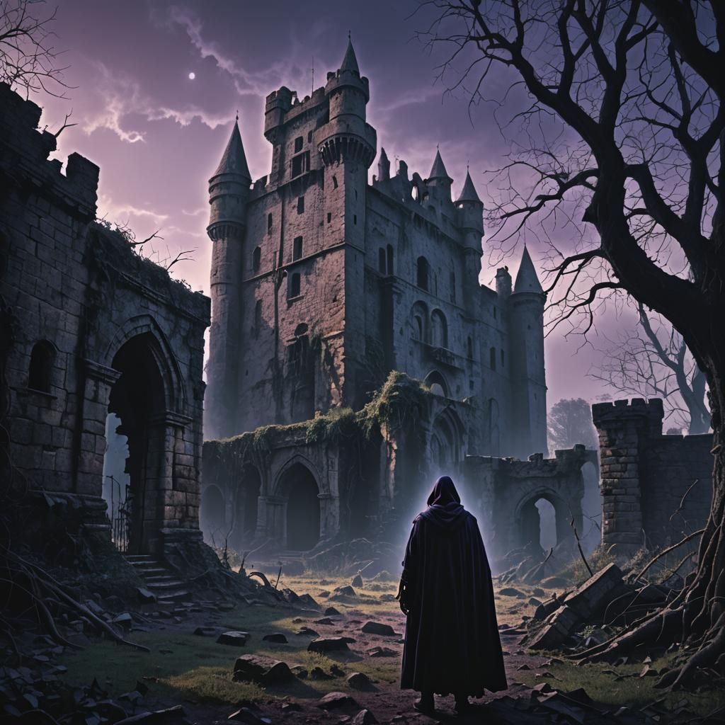Dark Fantasy: Dadga at Castle Ruins