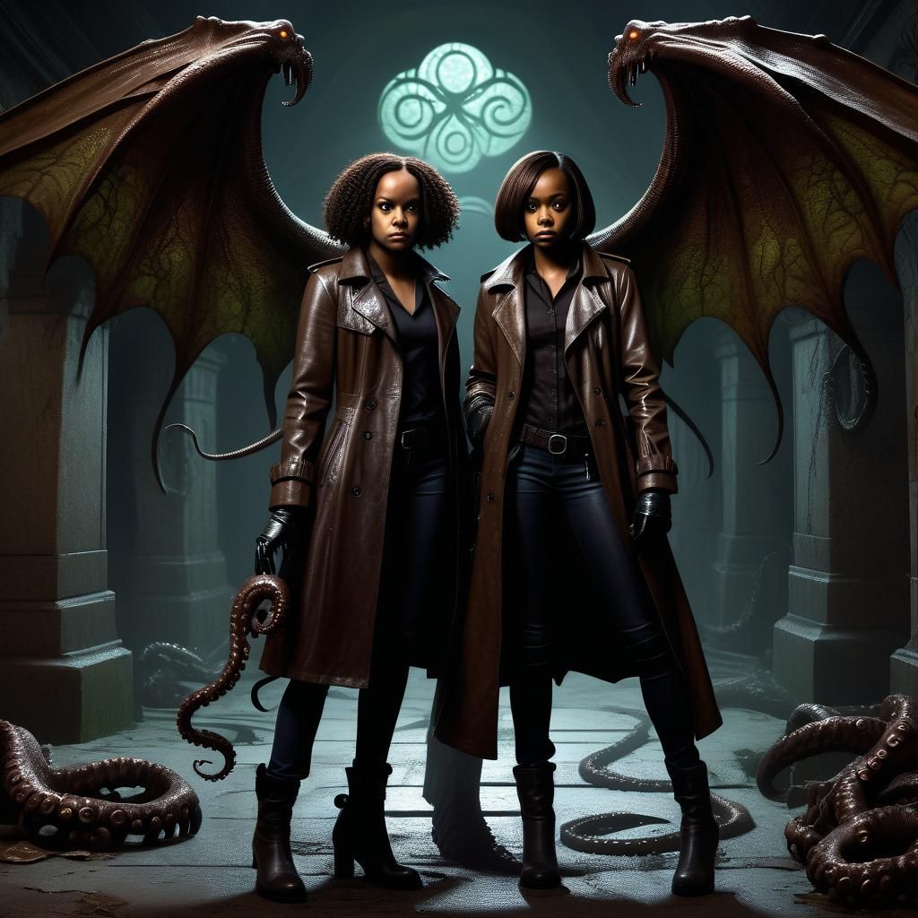 Dark Eerie Paranormal Investigators Encounter Cthulhu Spawn....