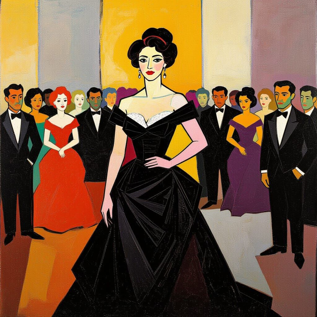 Impasto Outrageous scandal in a ballroom!