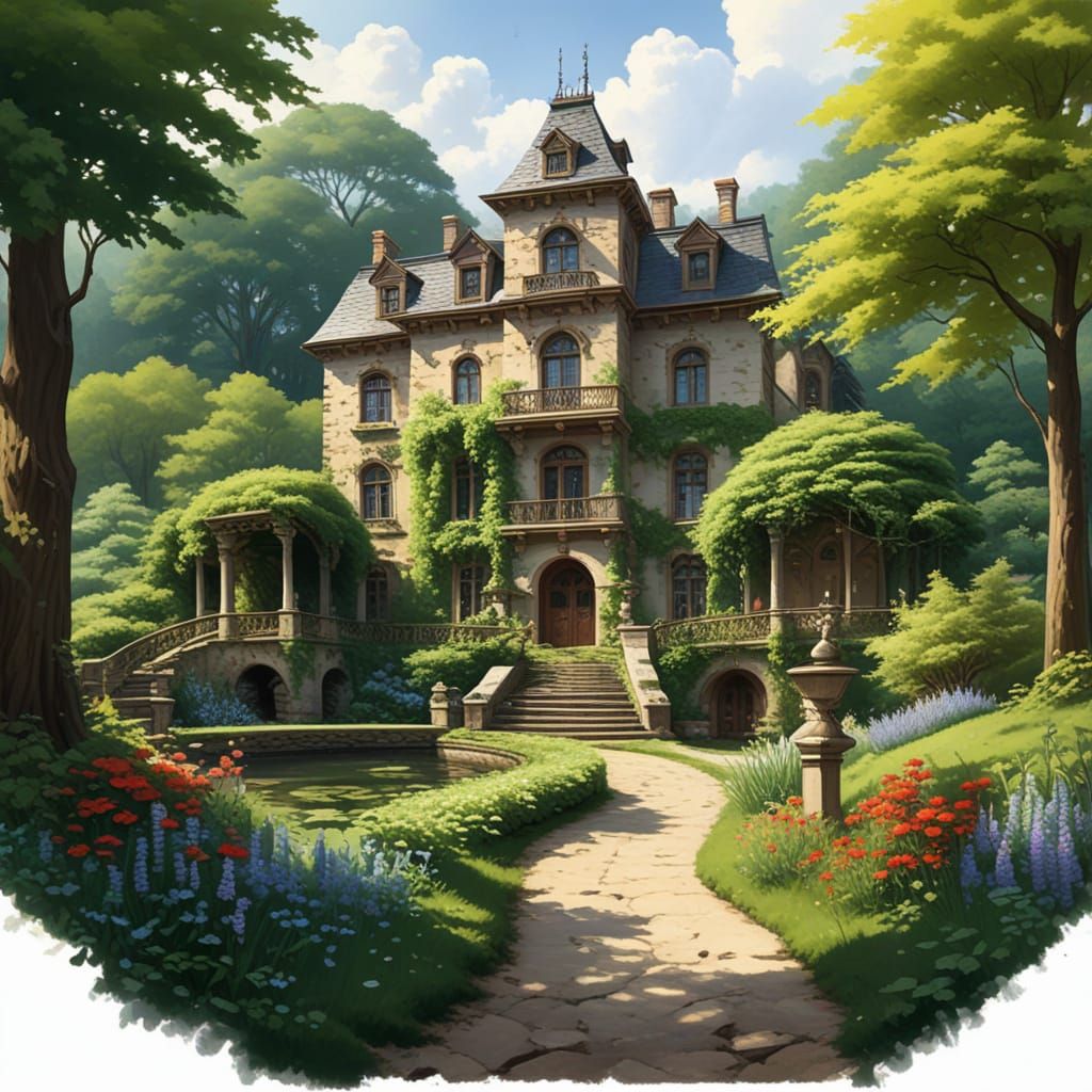 A forgotten stone mansion