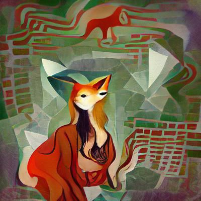 Mysterious Fox Goddess