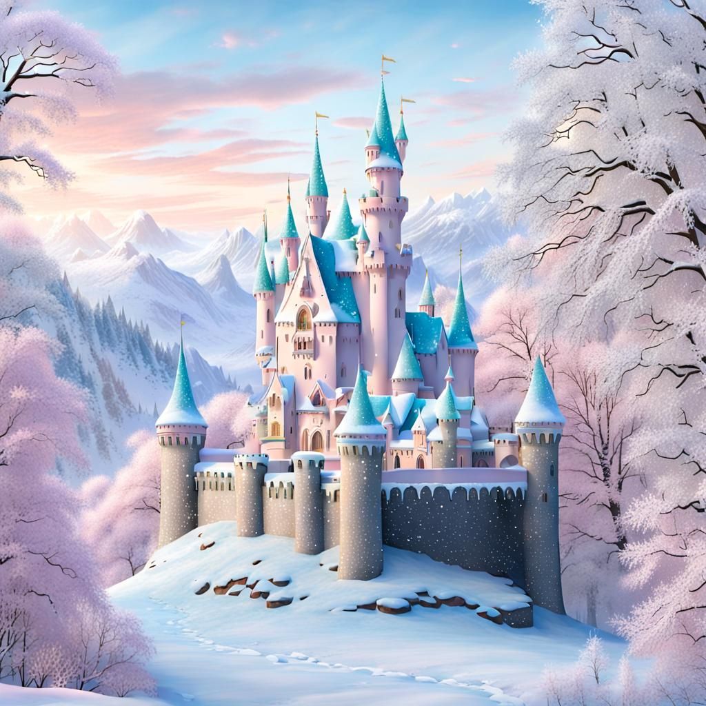 Winter Wonderland Fairy Tale Castle