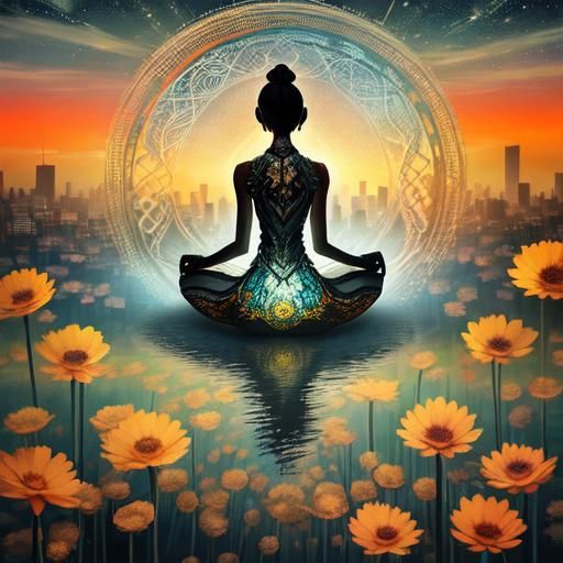 Inspirational Digital Collage of Mother Nature and Personal....